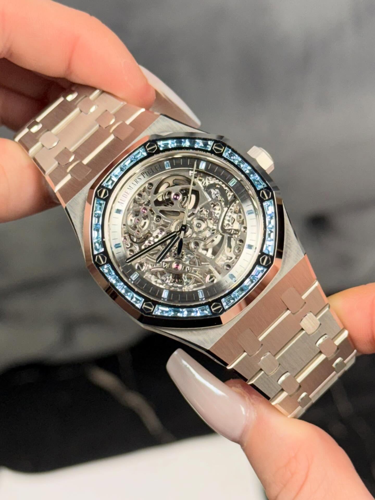 Super Rare Audemars Piguet Royal Oak Skeleton White Gold