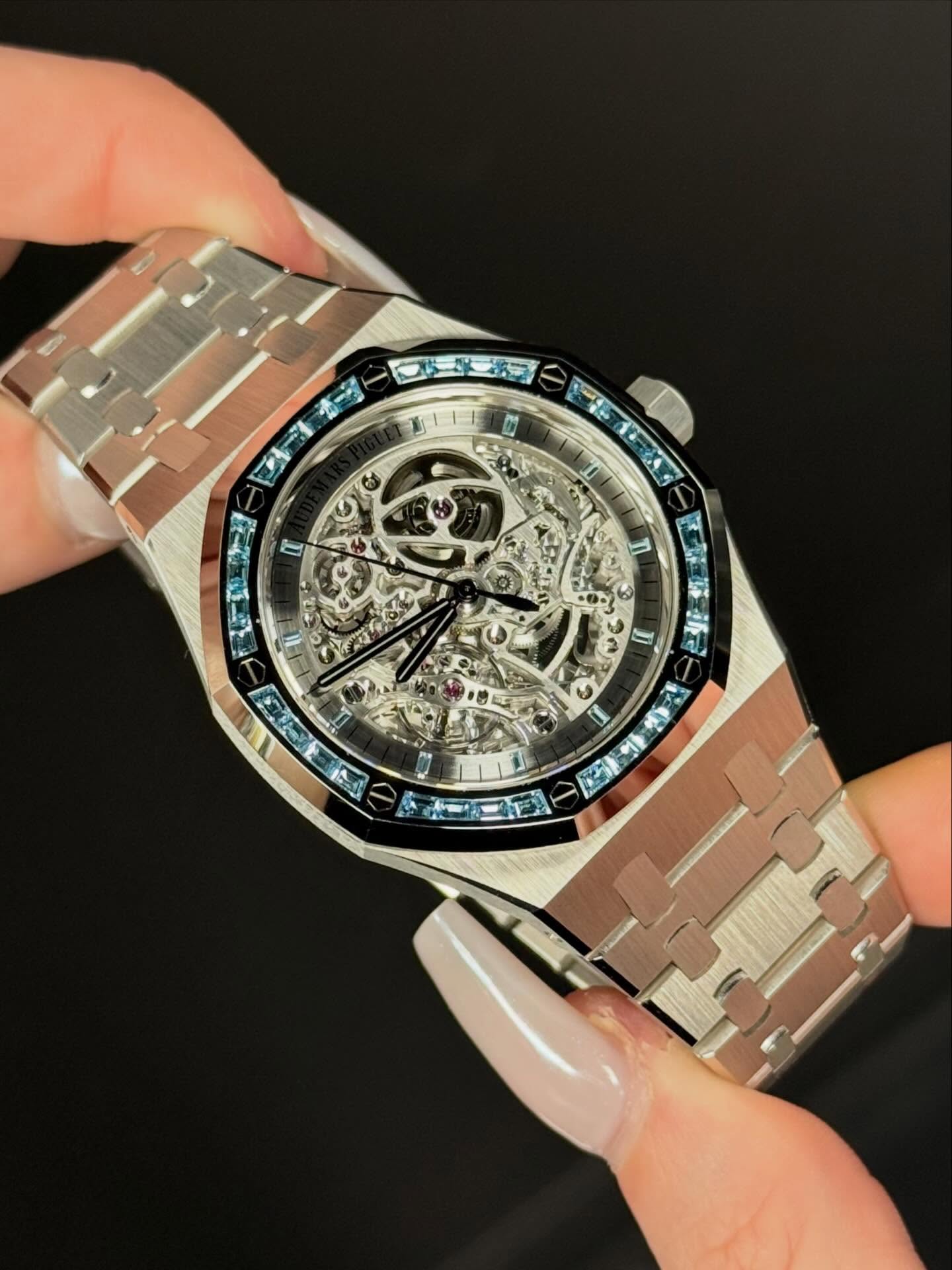 Super Rare Audemars Piguet Royal Oak Skeleton White Gold