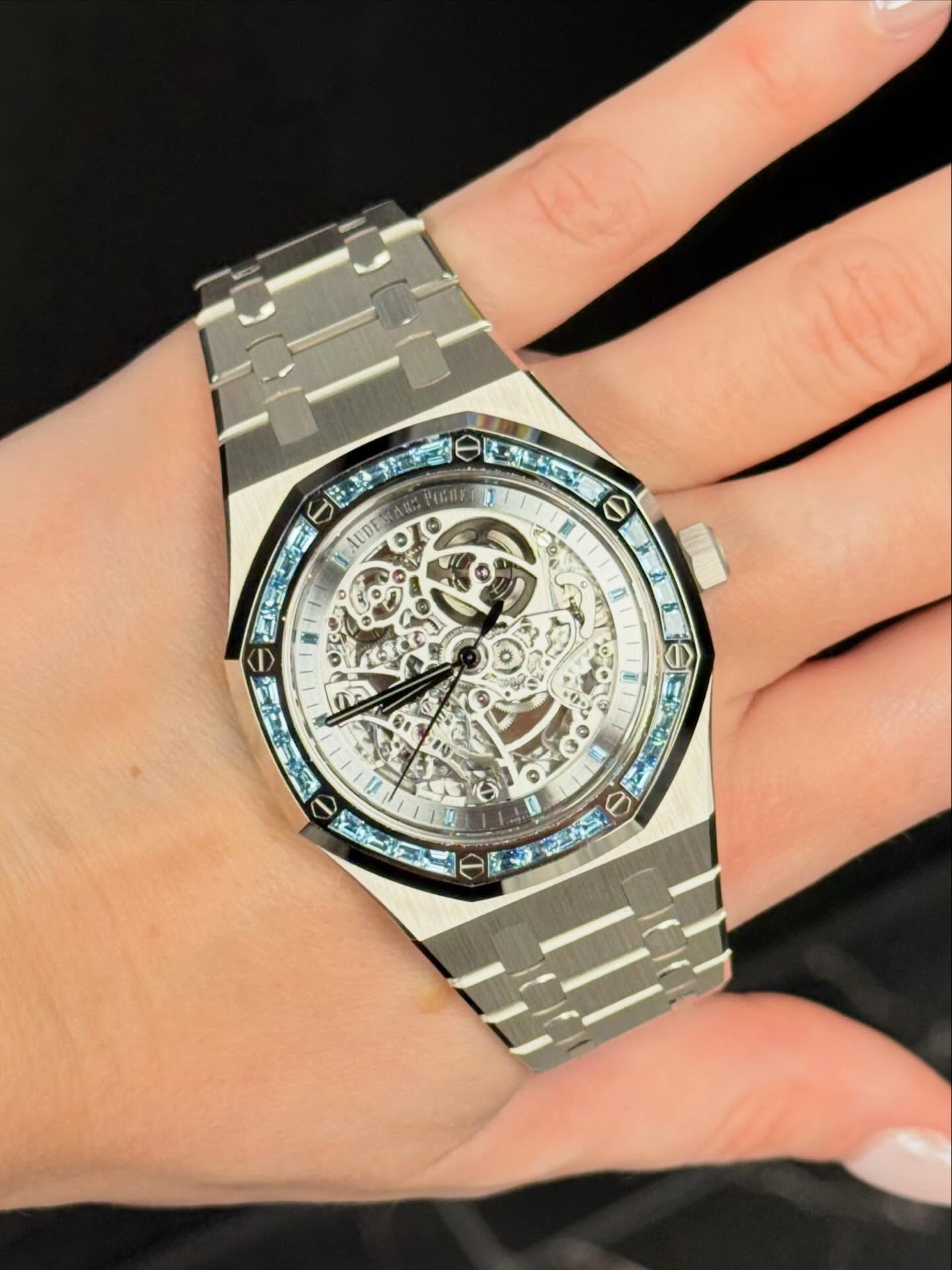 Super Rare Audemars Piguet Royal Oak Skeleton White Gold