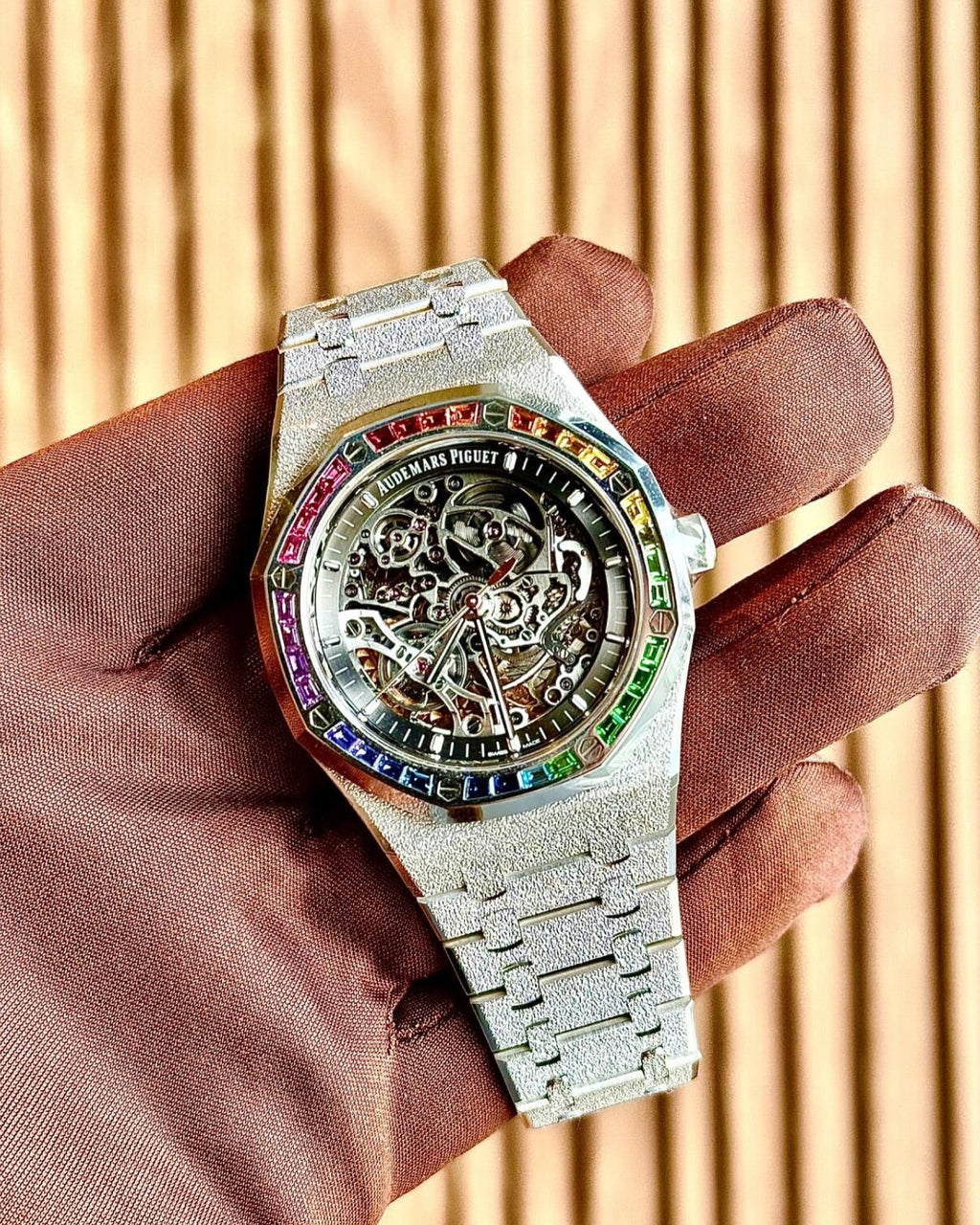 Audemars Piguet Royal Oak 41mm White Gold Skeleton Rainbow