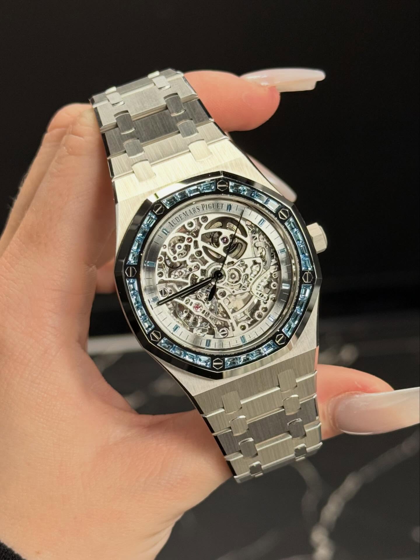Super Rare Audemars Piguet Royal Oak Skeleton White Gold